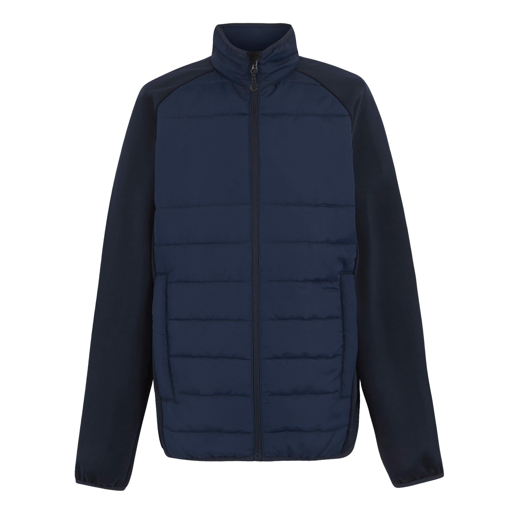 Regatta Essential navy blue water repellent work hybrid jacket #TRA590