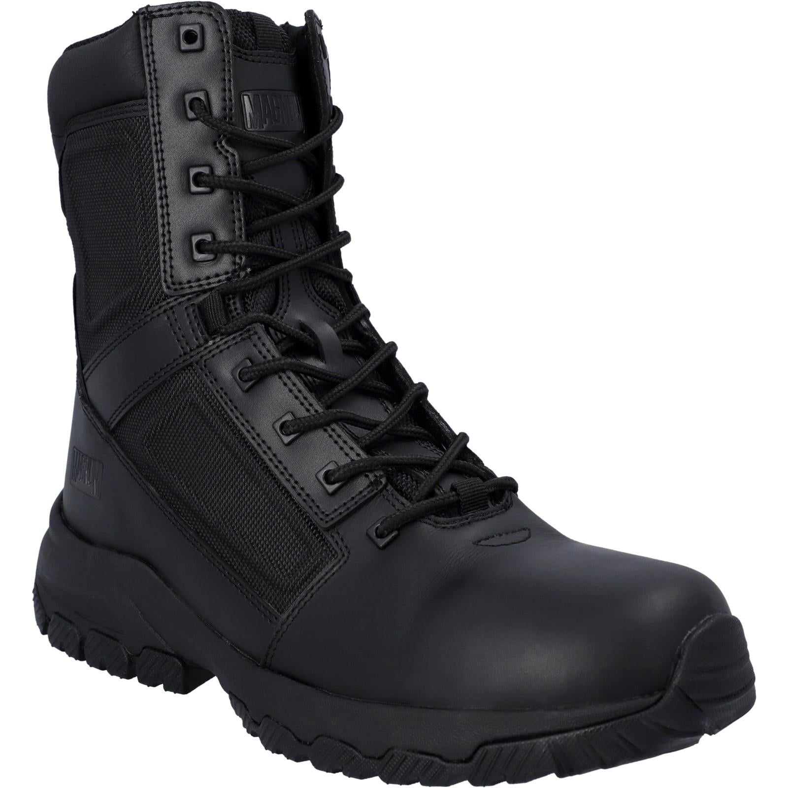 Magnum Vanguard 8.0 black side zip tactical uniform occupational boots #M810083