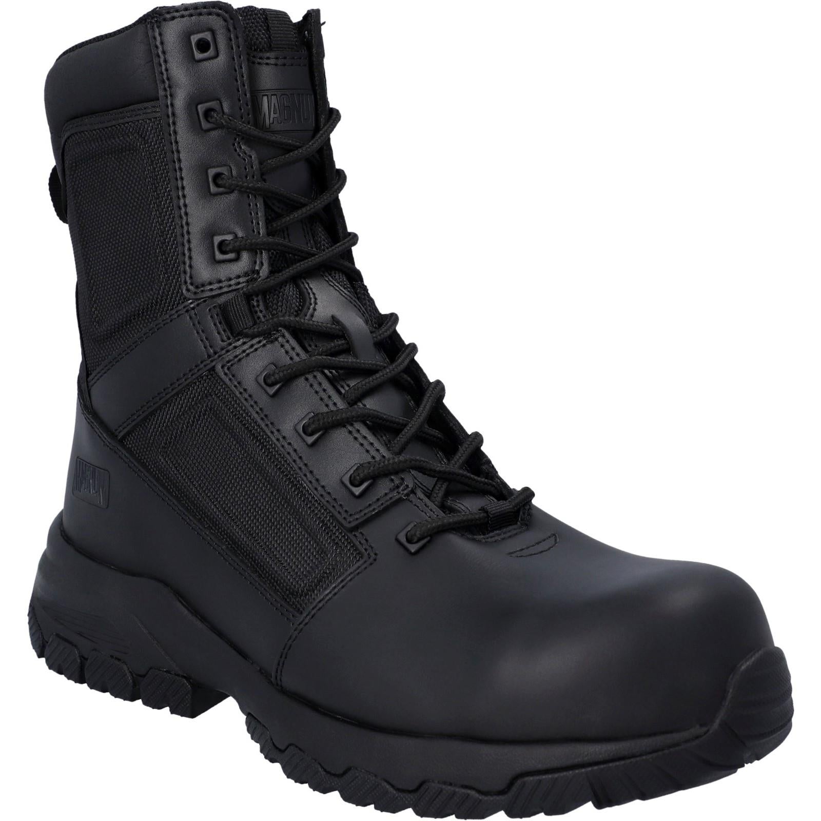 Magnum Vanguard 8.0 S3 composite toe/midsole side zip safety work boots #M810084