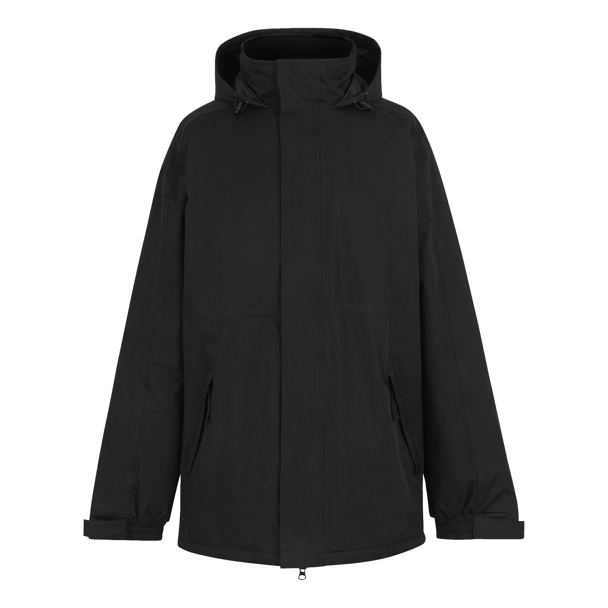 Regatta Dover Parka black warm waterproof jacket coat #TRW597