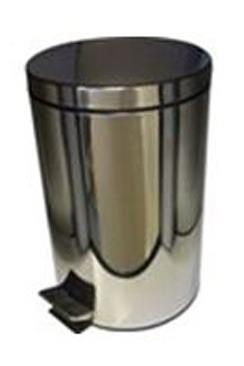 12 litre stainless steel pedal bin