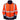 Leo Bowden Ecoviz orange/navy high visibility work softshell jacket #SJ02