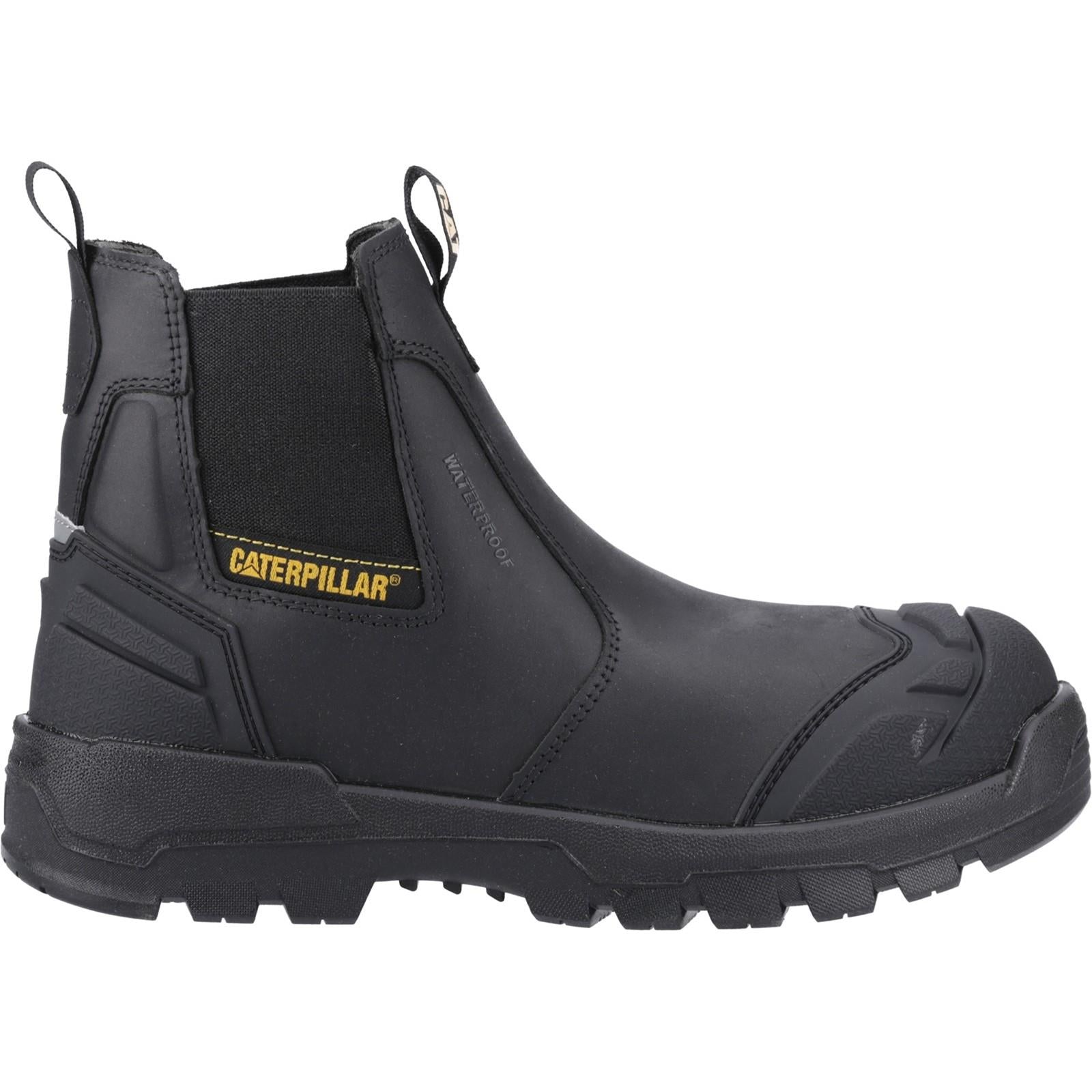 Caterpillar CAT Striver XL black waterproof steel toe/midsole safety dealer boot