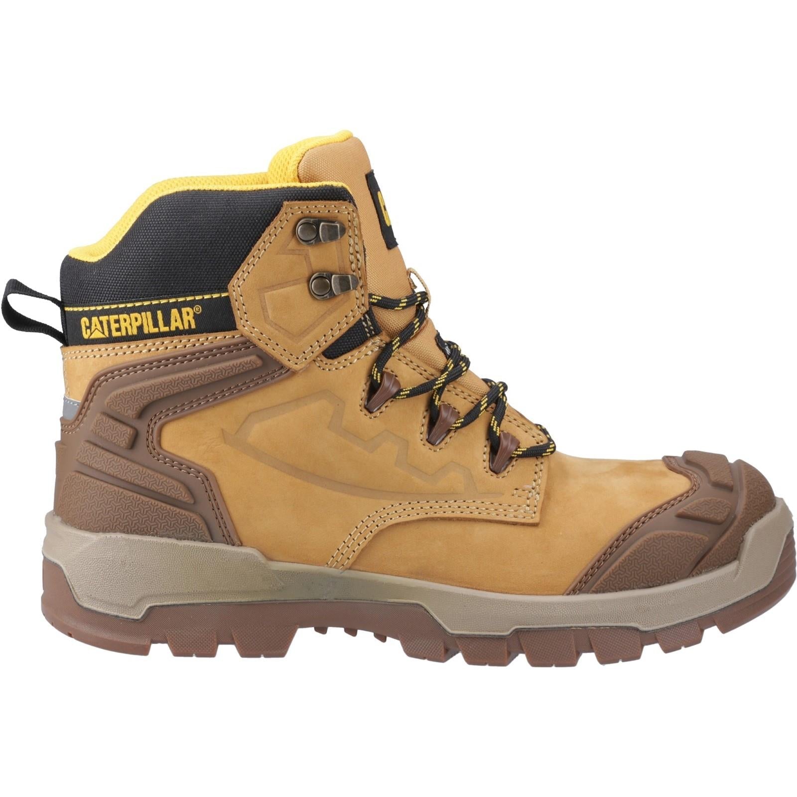 Caterpillar CAT Striver XL 6" honey waterproof leather steel toe/midsole safety work boot