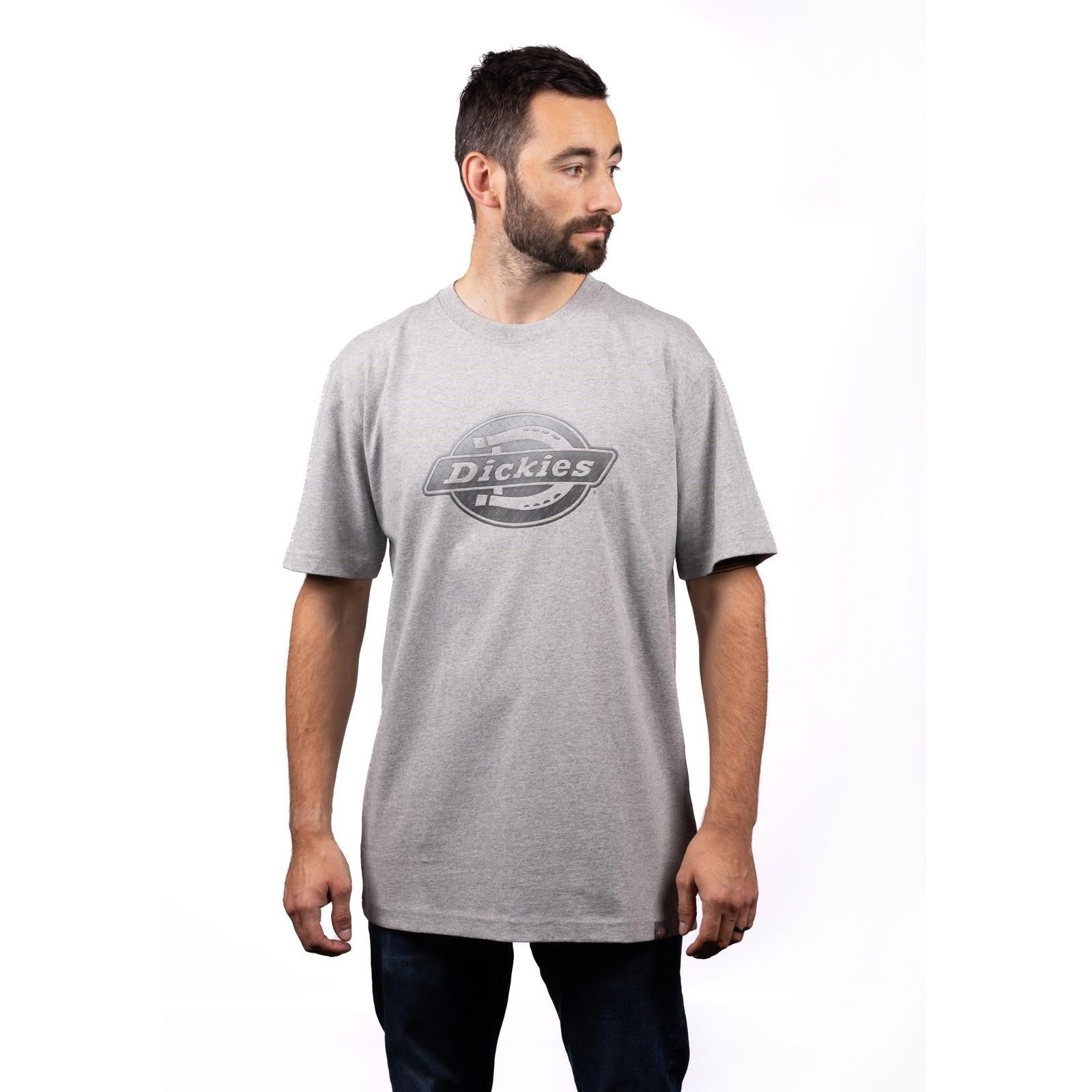 Dickies Graphic logo grey cotton short sleeve Tee T-shirt