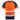 Leo Forda EcoViz orange navy contrast high visibility work t-shirt #T16