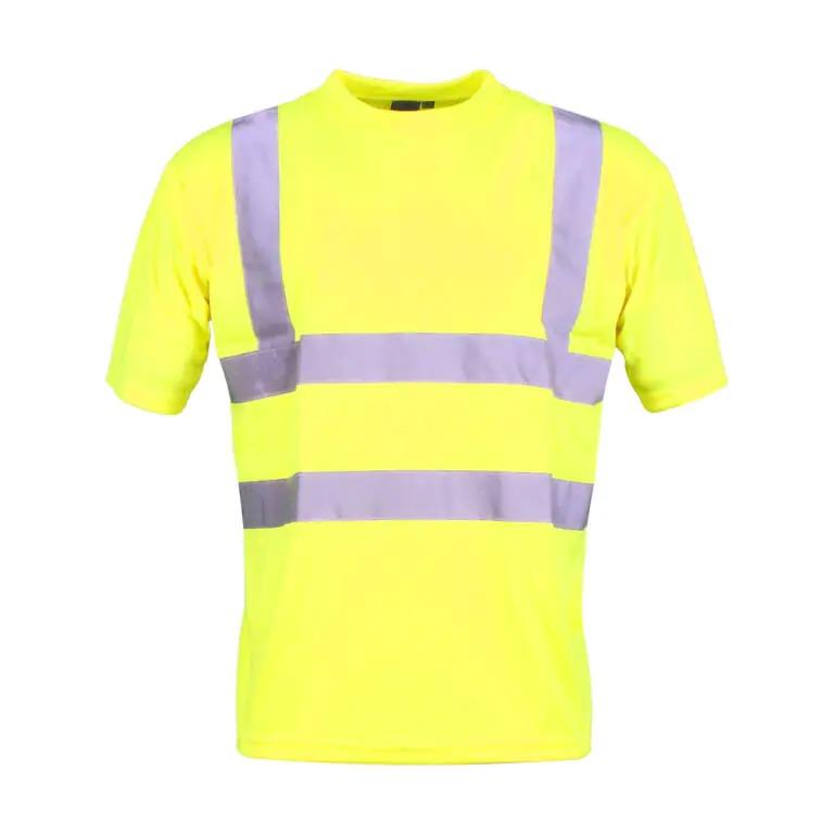 Warrior yellow high visibility short sleeve Tee T-Shirt