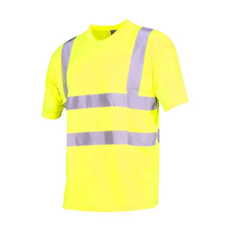 Warrior yellow high visibility short sleeve Tee T-Shirt