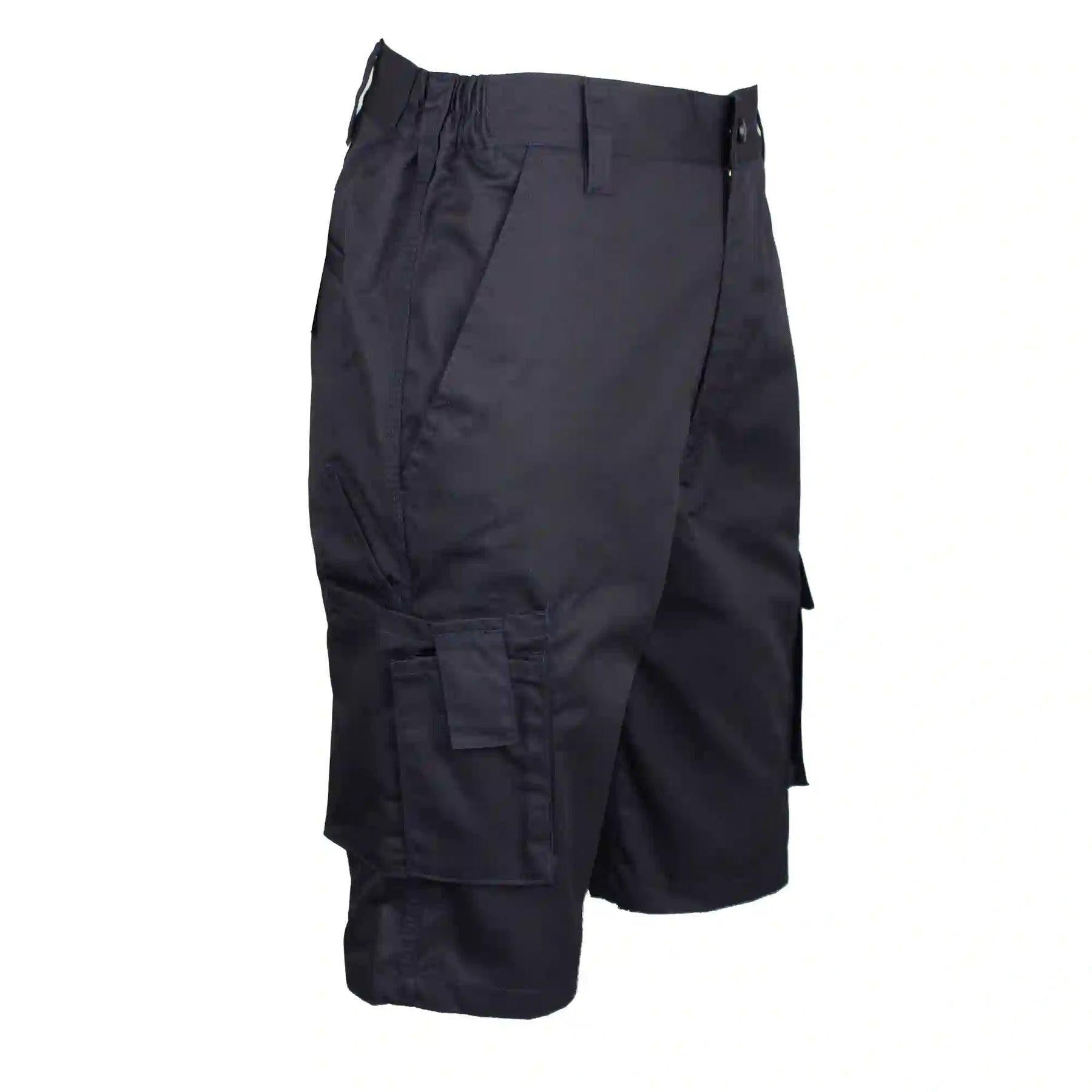 Himalayan Icon Basic navy blue combat cargo pocket work shorts H828