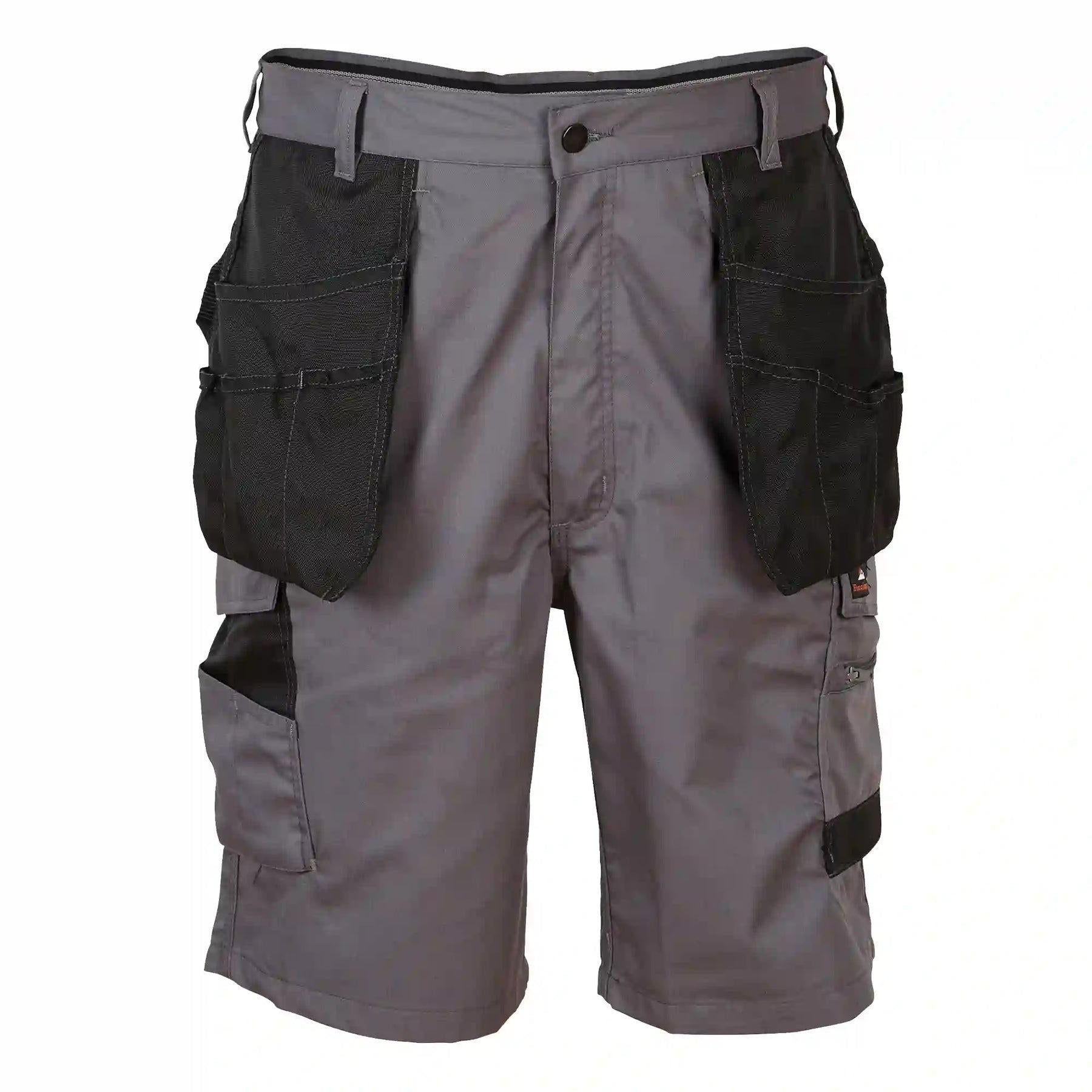 Himalayan Icon grey combat cargo holster pocket work shorts H817