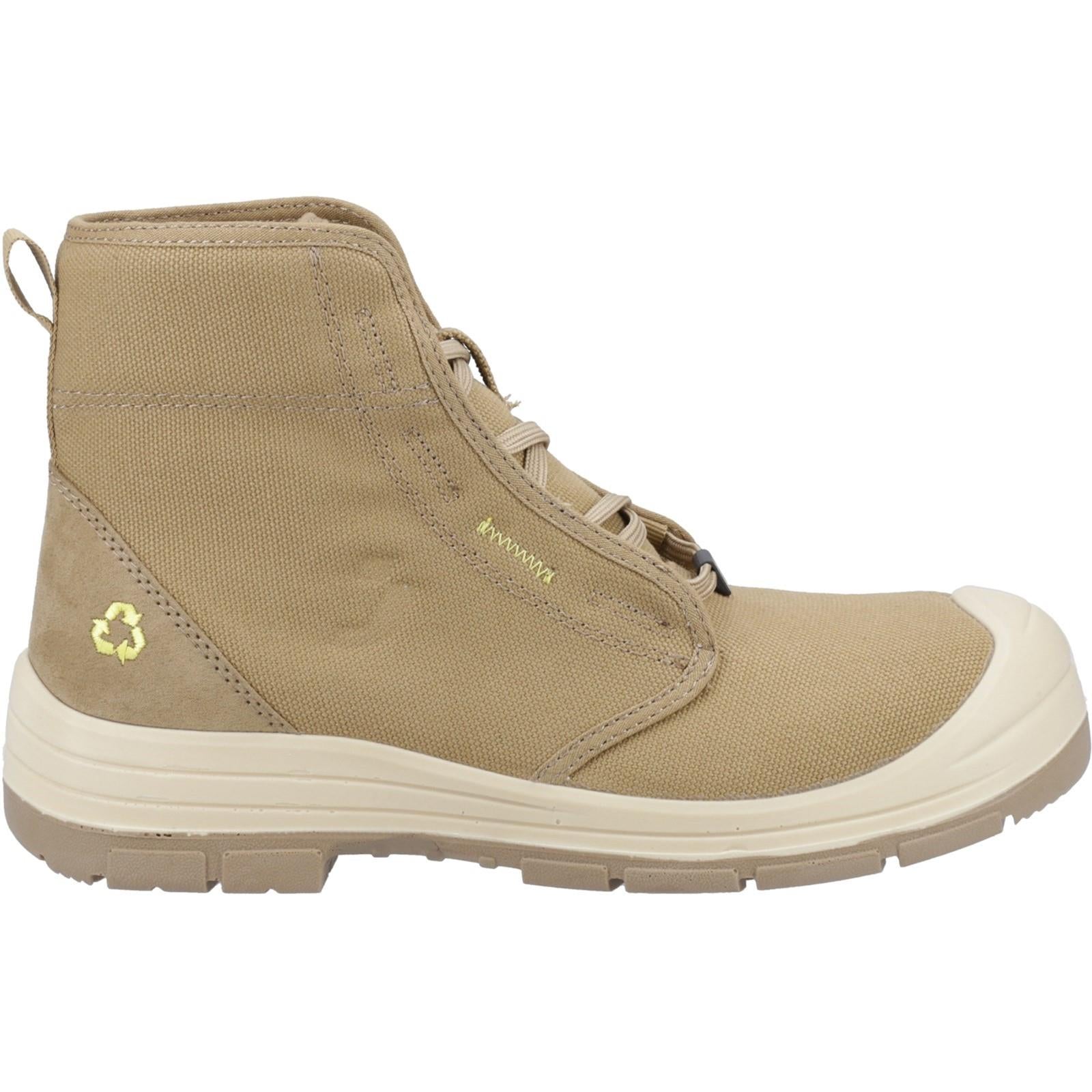 Safety Jogger ECODESERT S1P MID beige steel toe/midsole work safety boots