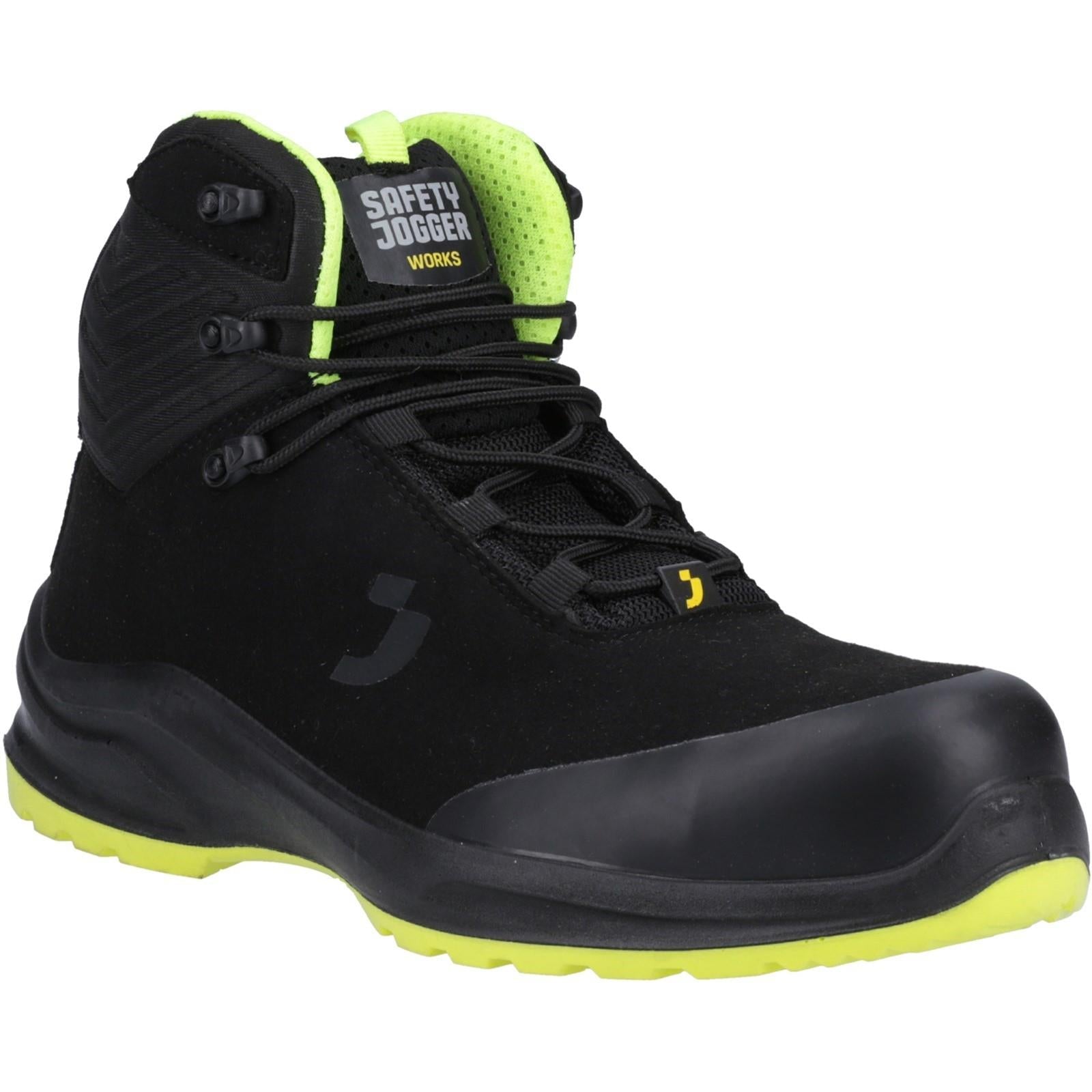 Safety Jogger MODULO S3S MID ESD black composite toe/midsole work safety boots