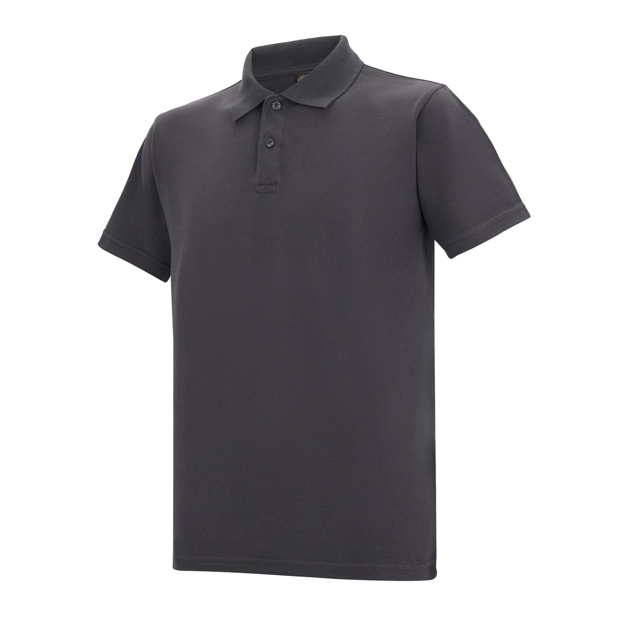 Regatta Pro solid grey polycotton pique polo shirt