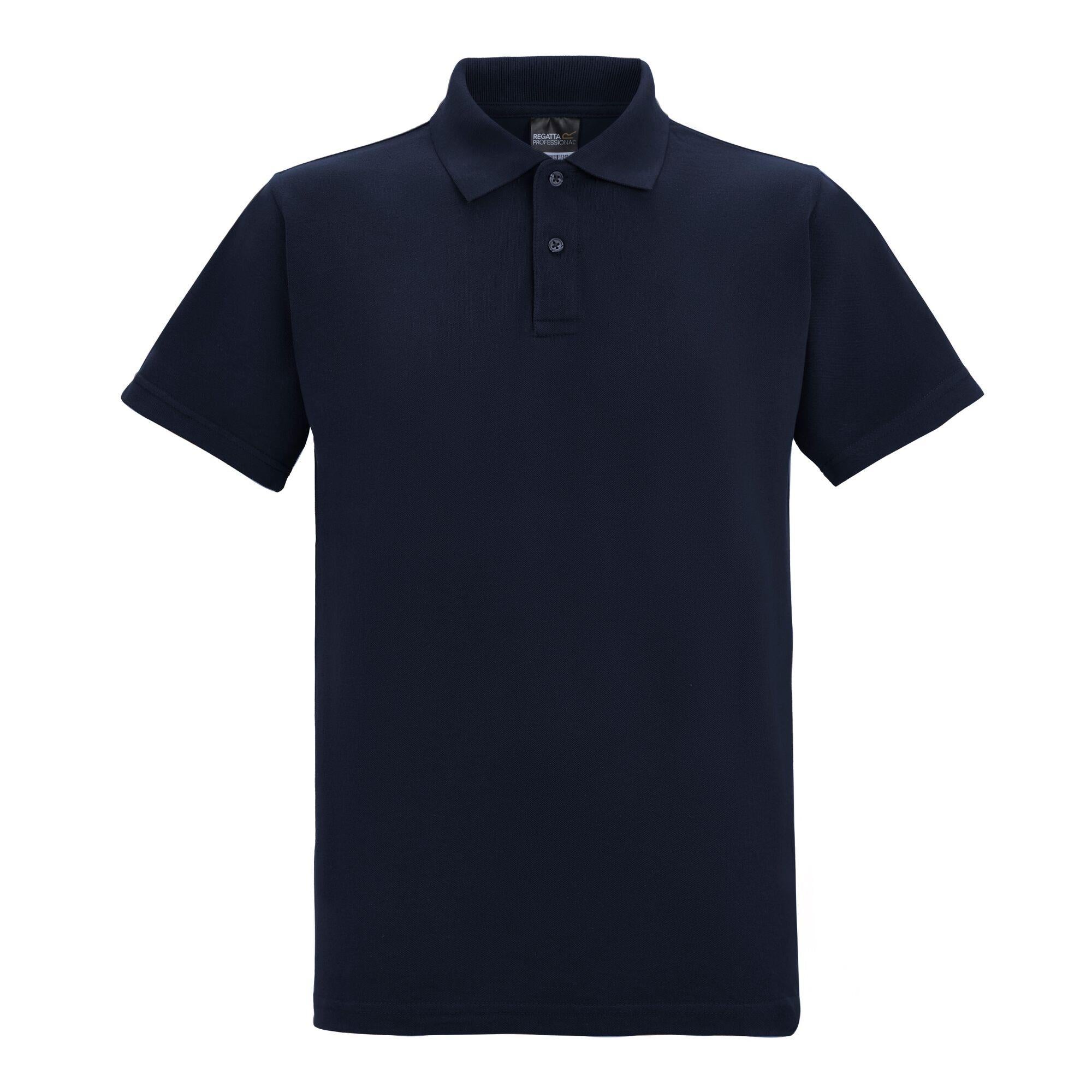 Regatta Pro navy blue polycotton pique polo shirt