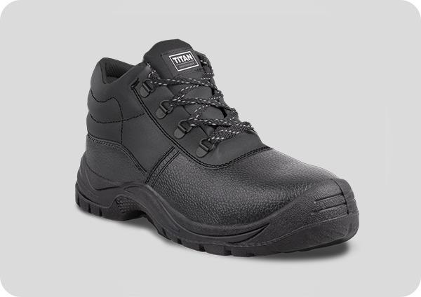 Titan Argon S3 unisex microfibre steel toe/midsole safety work chukka boot