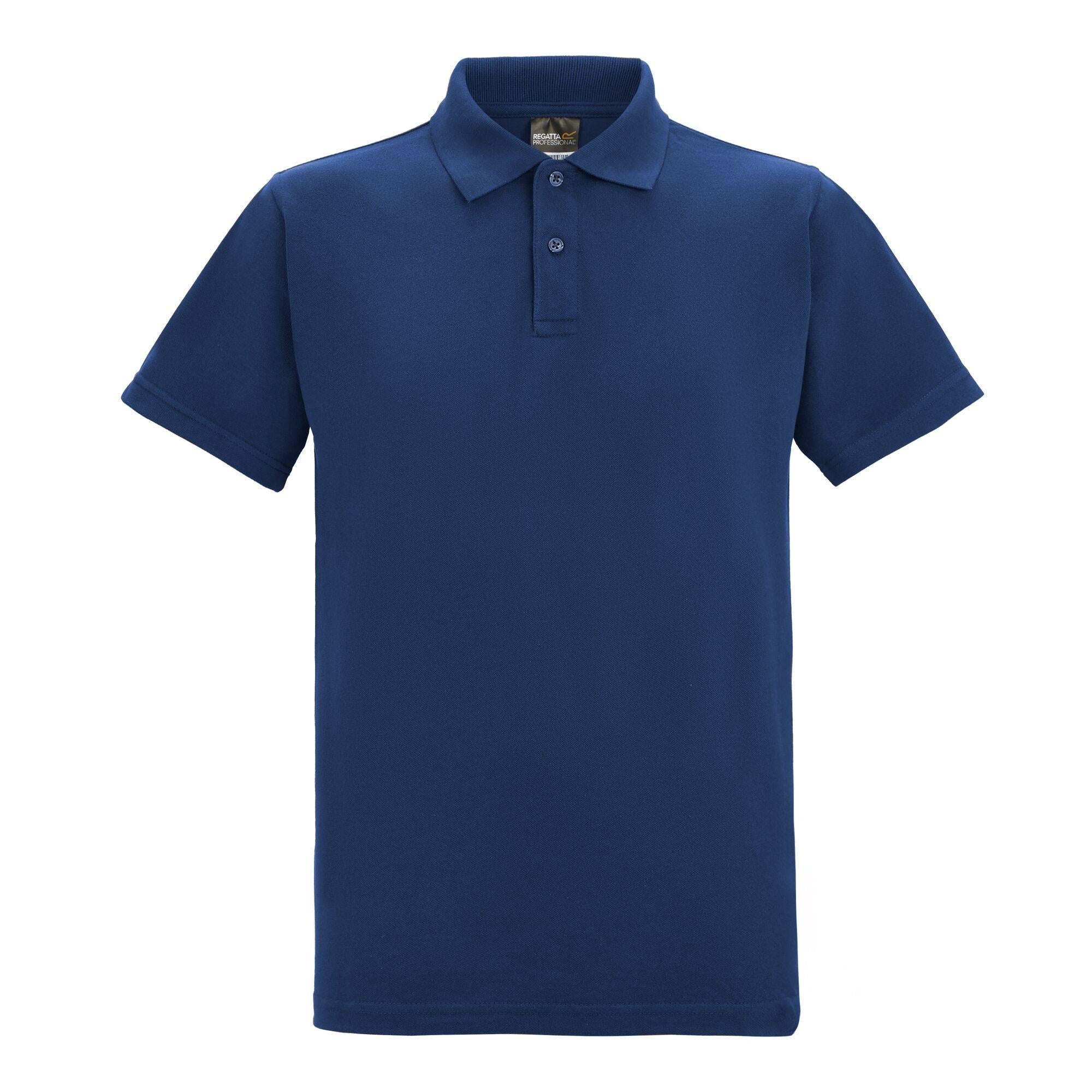 Regatta Pro royal blue polycotton pique polo shirt