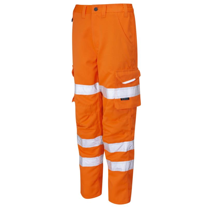 Leo Pennymoor high visibility ISO 20471:2 polycotton women's cargo trouser