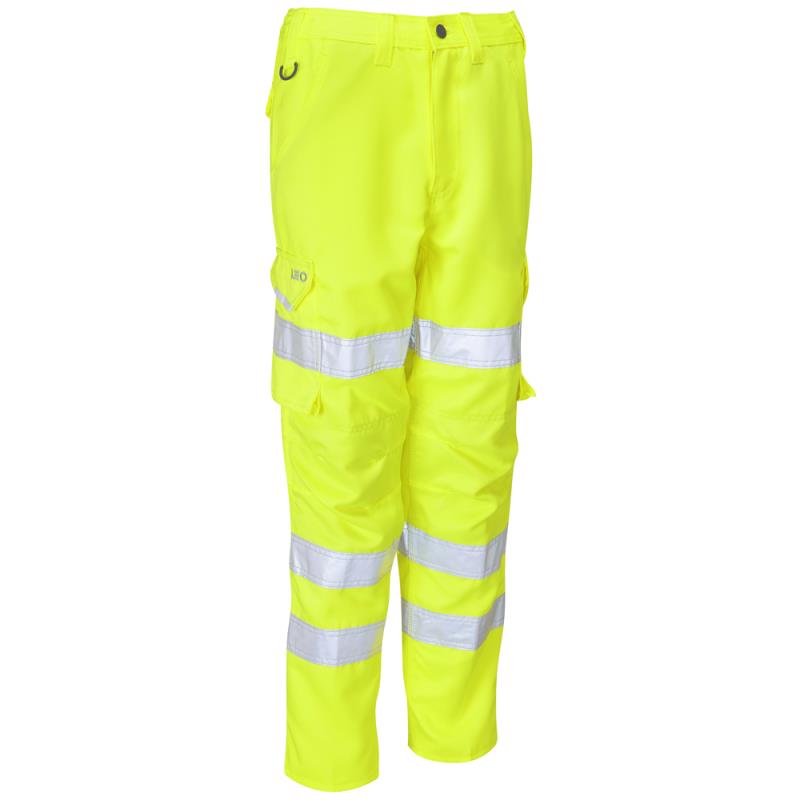 Leo Pennymoor high visibility ISO 20471:2 polycotton women's cargo trouser