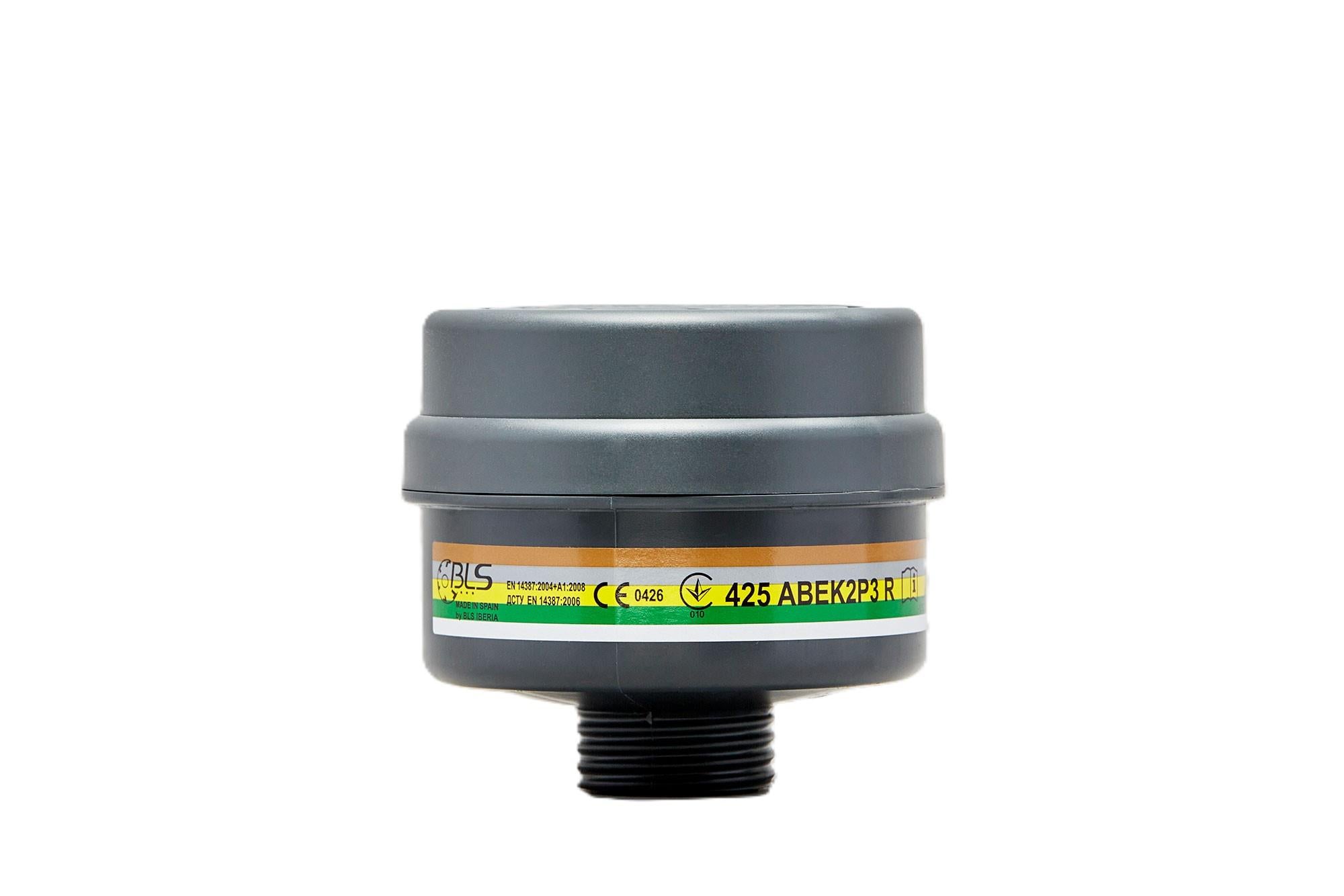 BLS ABEK2P3 organic/inorganic/acid gas & ammonia DIN 40 screw cannister (pack 4)