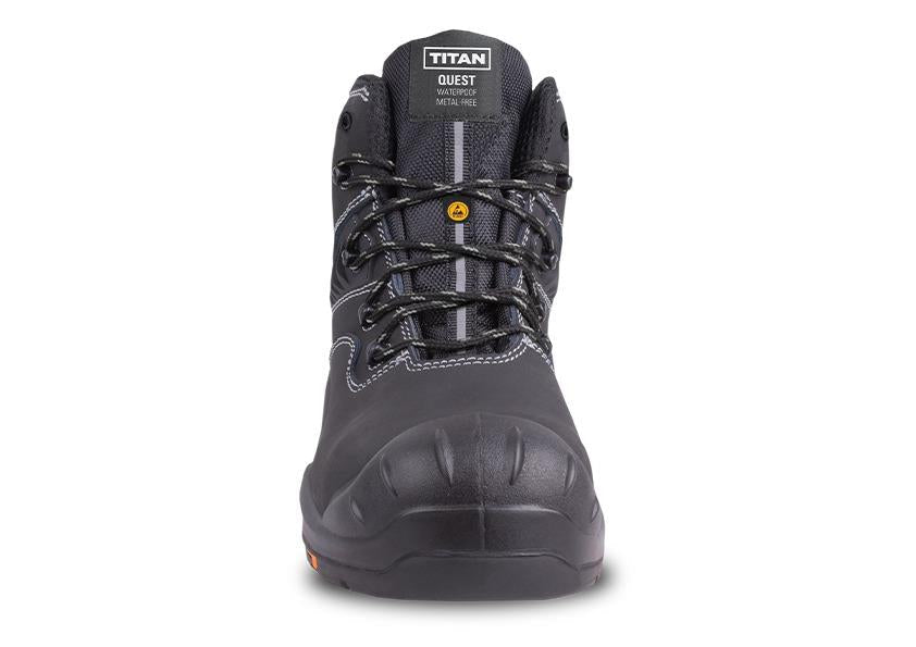 Titan Quest S7 unisex waterproof metal free toe cap/midsole safety work boot