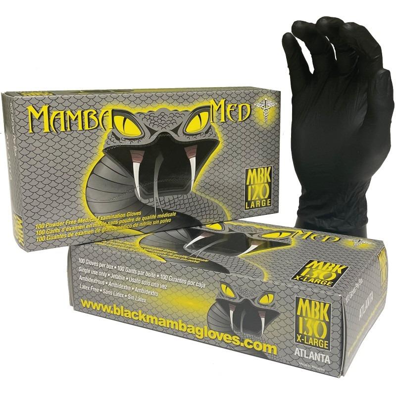 Black Mamba Medical nitrile disposable glove - box 100 singles