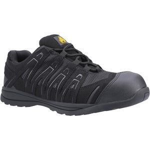 Amblers S1P black mesh/microfibre composite toe/midsole safety trainer shoe #FS40C