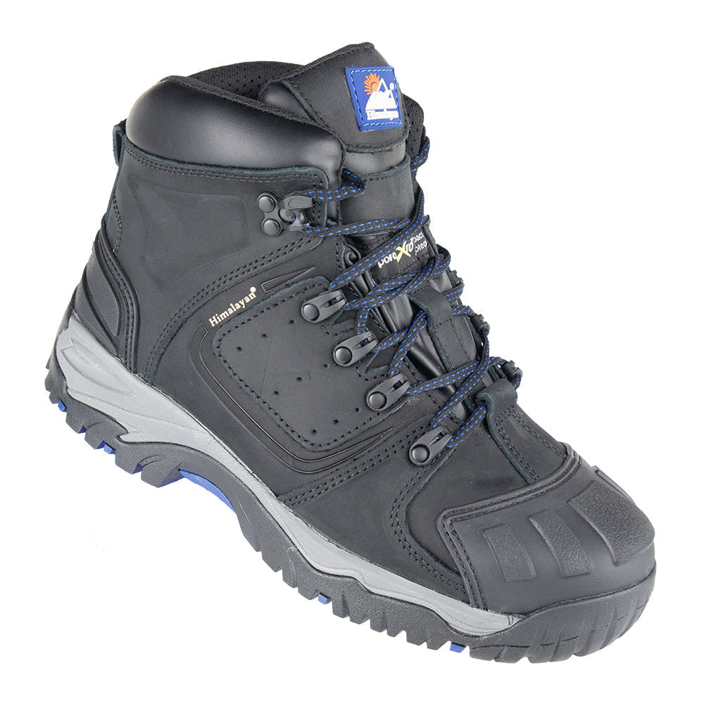 Himalayan S3 Poron black metatarsal steel toe/midsole safety work boot #5208