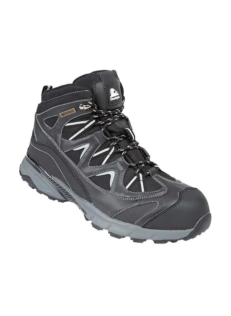 Himalayan SBP black leather/mesh steel toe/midsole safety hiker boot #5222