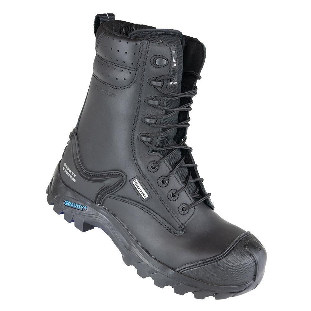 Himalayan S3 black leather composite toe/midsole combat safety boot #5204