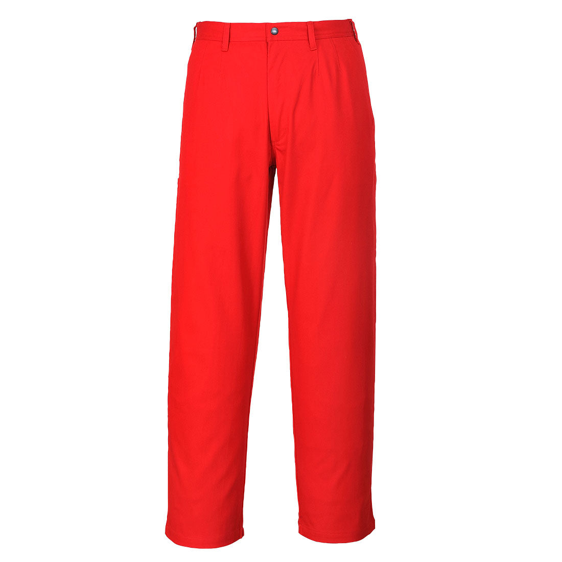 Portwest Bizweld red flame resistant cotton welding trouser XL waist regular leg #BZ30