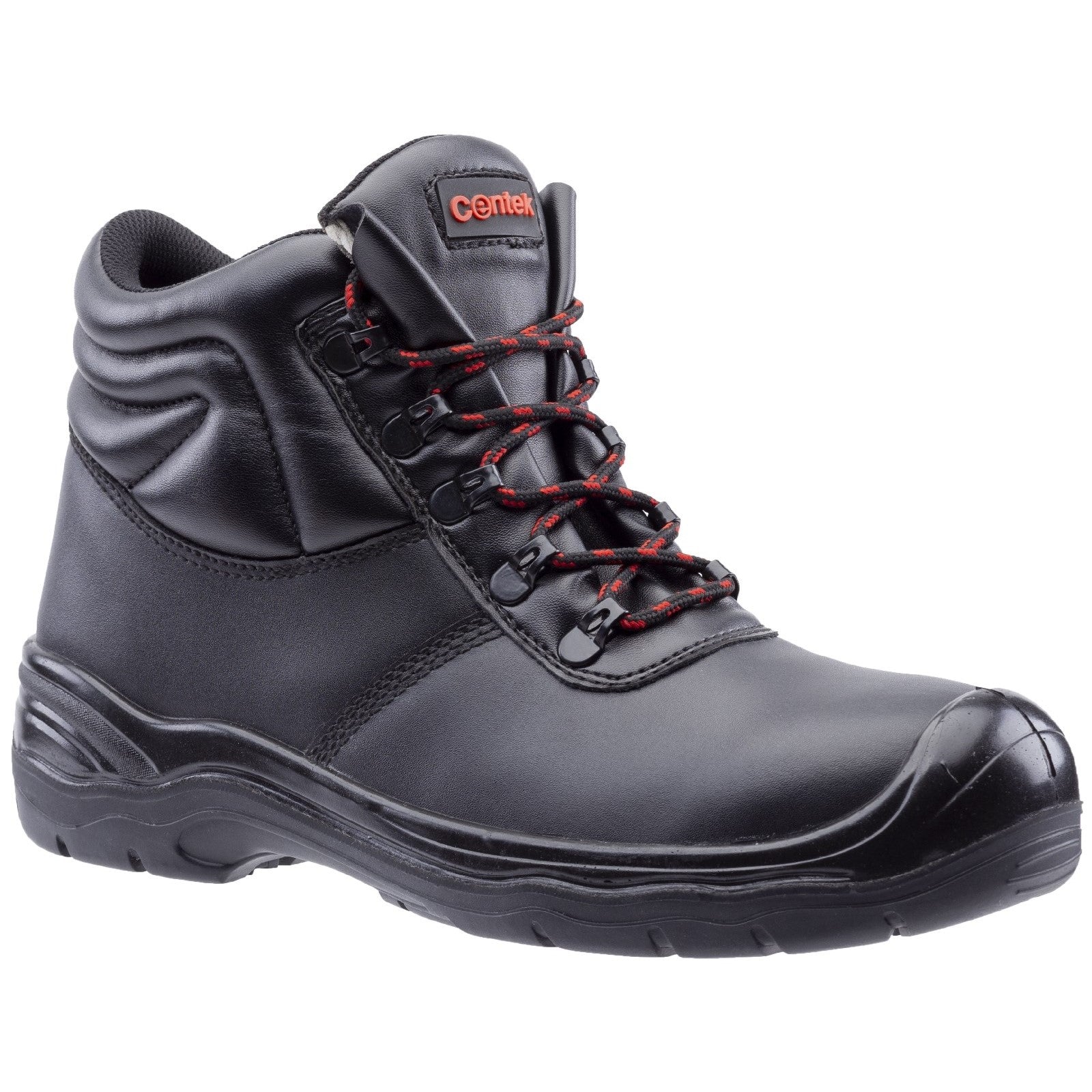 Centek FS336 S3 black water resistant lace up steel toe/midsole work safety boot