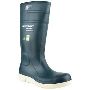 Dunlop Purofort Comfort Grip Fisherman's steel toe/midsole safety wellington #E262673