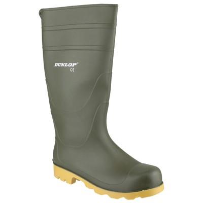 Dunlop Universal men's green pvc non-safety wellington boot #55320