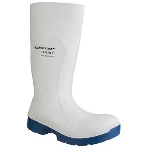 Dunlop Food Multigrip S4 white steel toe safety wellington boot #CA61131