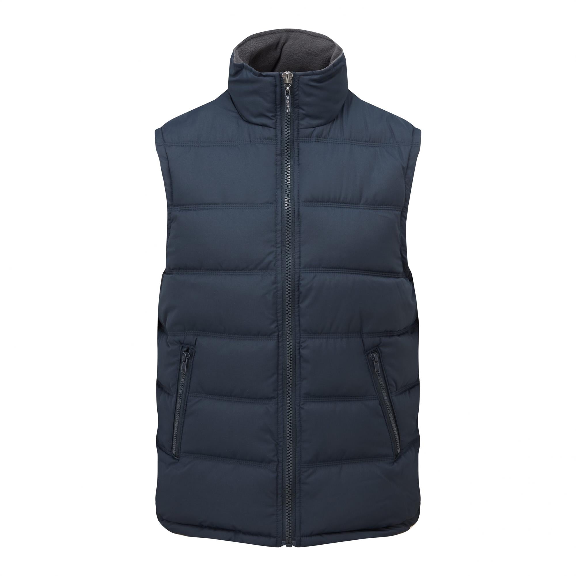 Fort Downham heavy-duty polyester padded fleece lined body-warmer #275