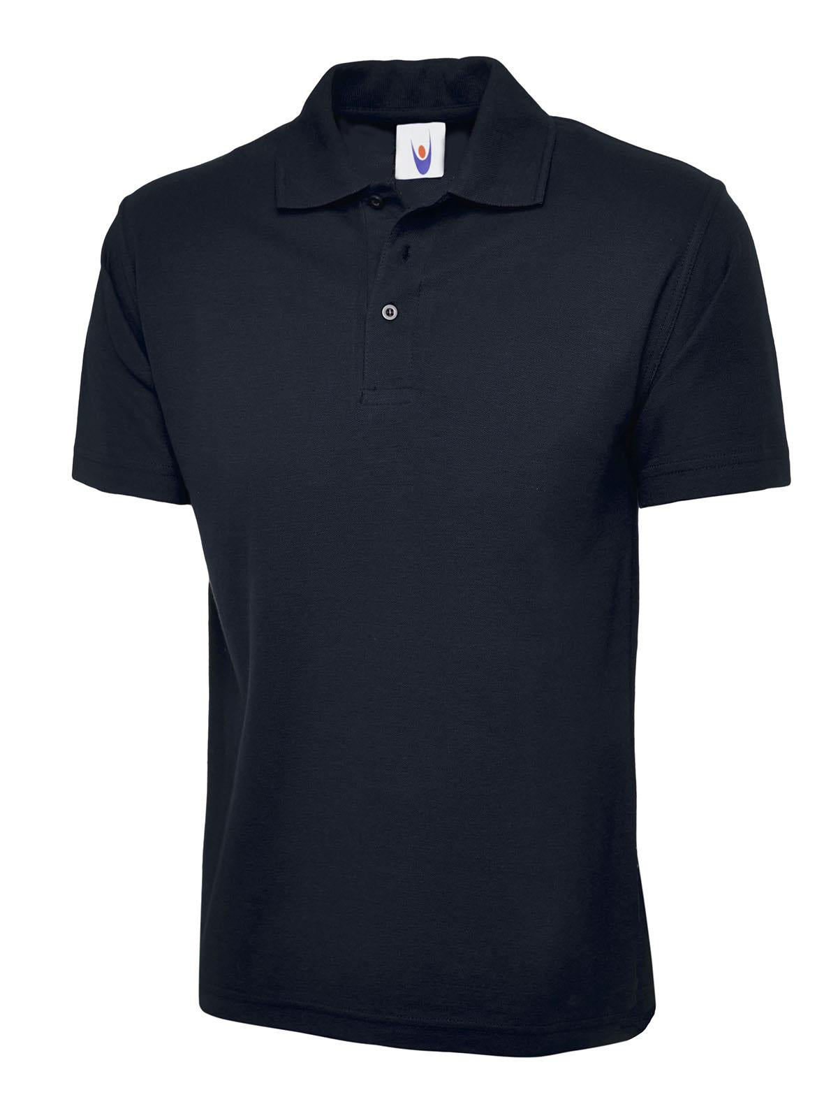 Uneek navy classic polo shirt size medium UC101