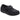 GBS Northwick unisex black touch-fasten adjustable extra wide-fit medical slipper