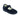 Celia Ruiz women's black Mary Jane touch-fasten adjustable extra wide-fit medical slipper #204