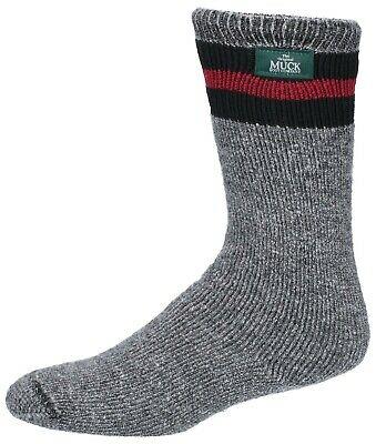 Muck All American wool-blend moisture wicking cushioned boot sock (3 pair pack)