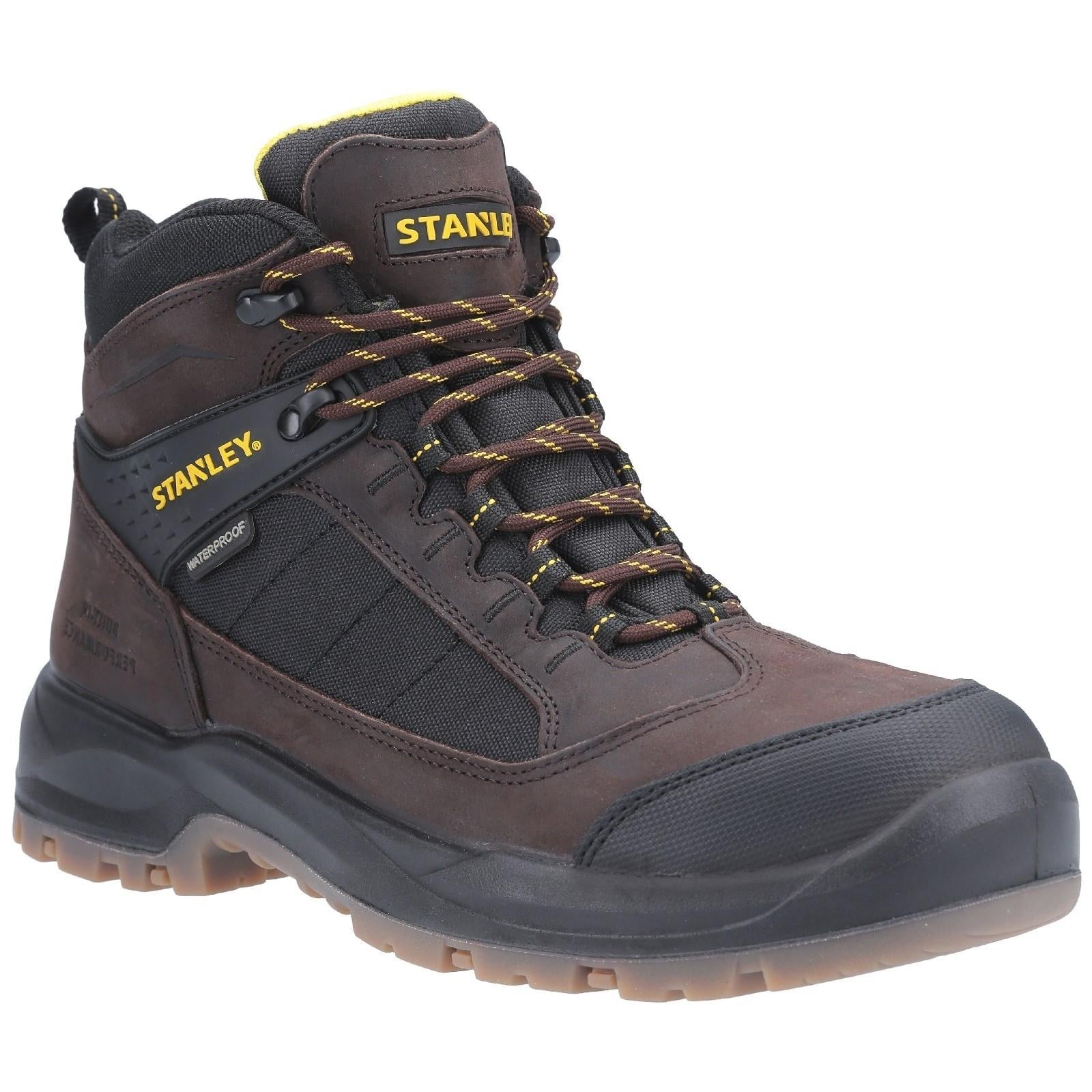 Stanley Berkeley S3 brown leather waterproof steel toe/midsole safety boot