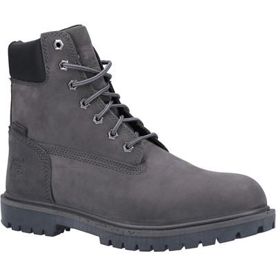 Timberland Iconic S3 grey leather waterproof alloy toe/midsole work safety boot
