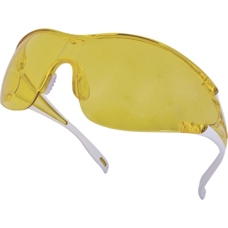 Delta Plus Egon yellow polycarbonate work safety spectacles #EGONBCJA