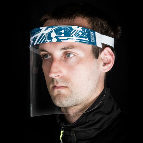 Portwest CV16 cough guard social distancing anti-virus clear face-shield visor