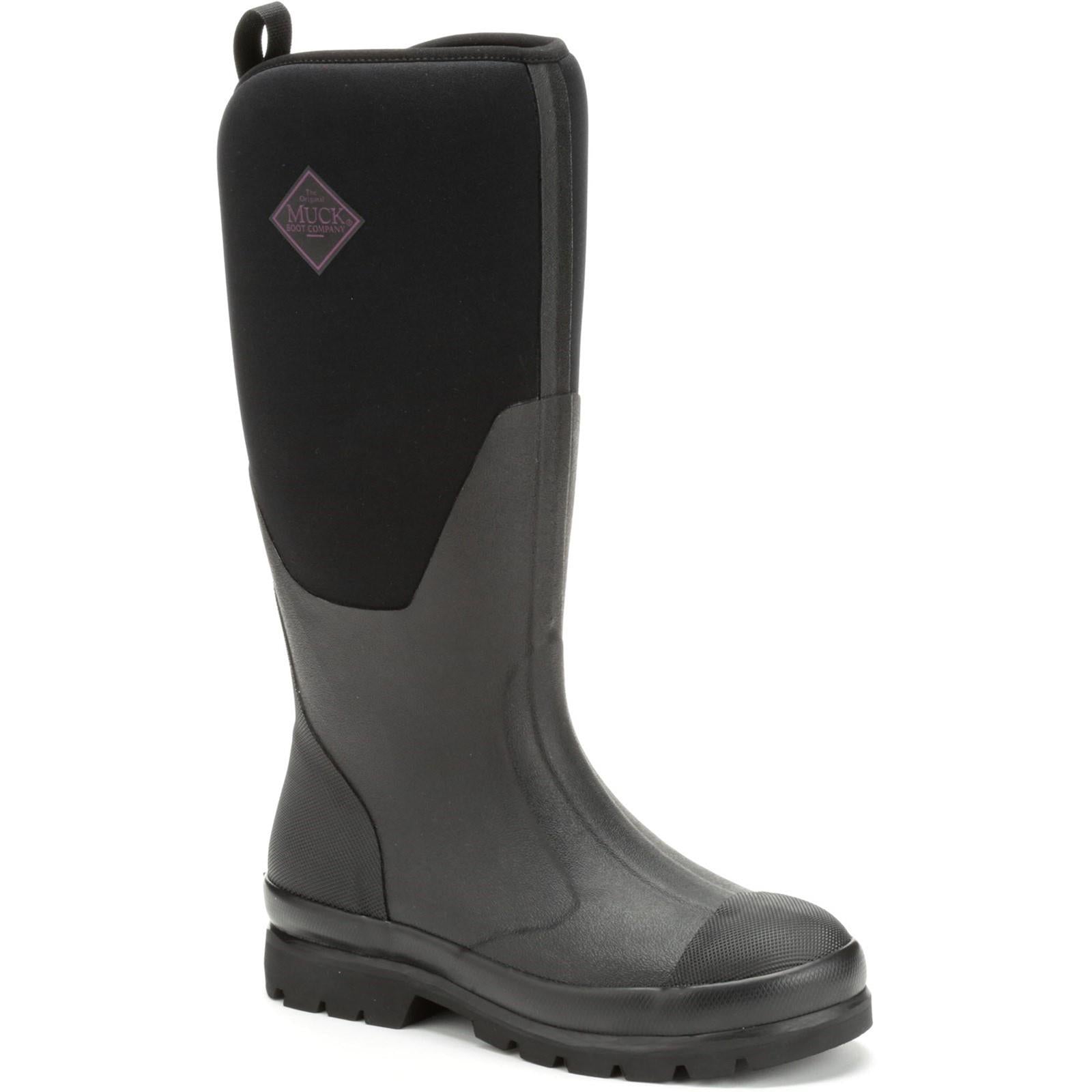 Muck Boot Chore Classic Tall women's black rubber waterproof wellington boot