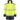 Leo TAWSTOCK high-visibility waterproof quilt-lined yellow/navy coat #A01