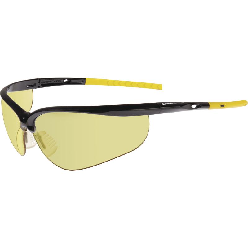 Delta Plus Iraya yellow polycarbonate sport safety spectacles glasses