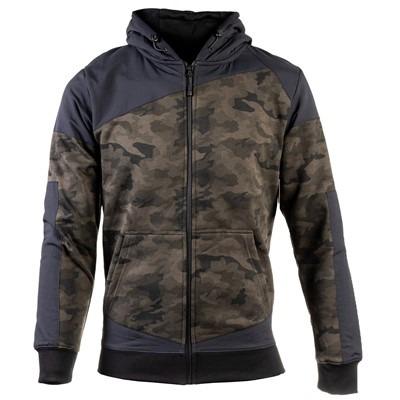 Caterpillar CAT Trade men's camouflage/black full-zip hooded work sweatshirt #1910159