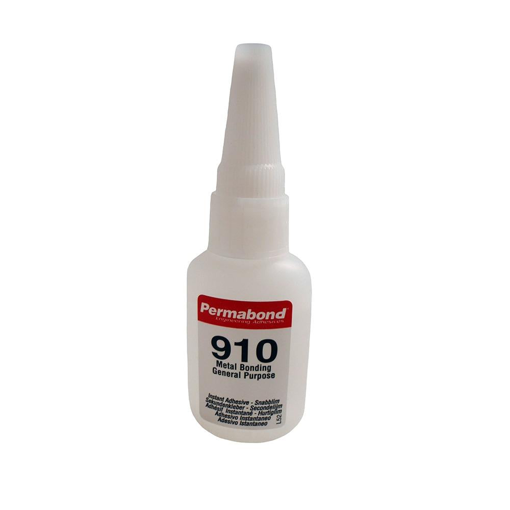 Permabond® metal bond superglue methyl cyanoacrylate adhesive 20g tube #910