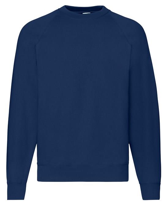 Fruit of the Loom black classic 80/20 set-in sweatshirt size XL