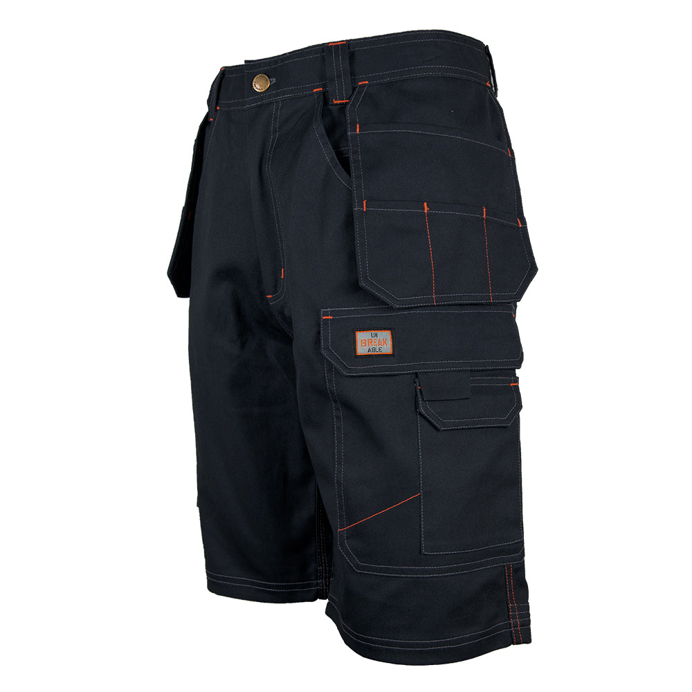 Unbreakable Kestrel heavyweight polycotton holster black work shorts #U230